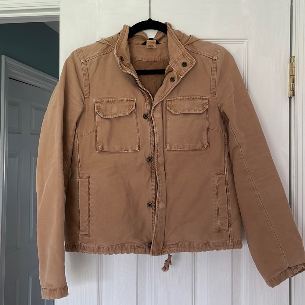 J Crew hooded jacket Size 2